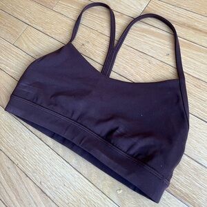 lululemon athletica Dark Brown Sports Bra